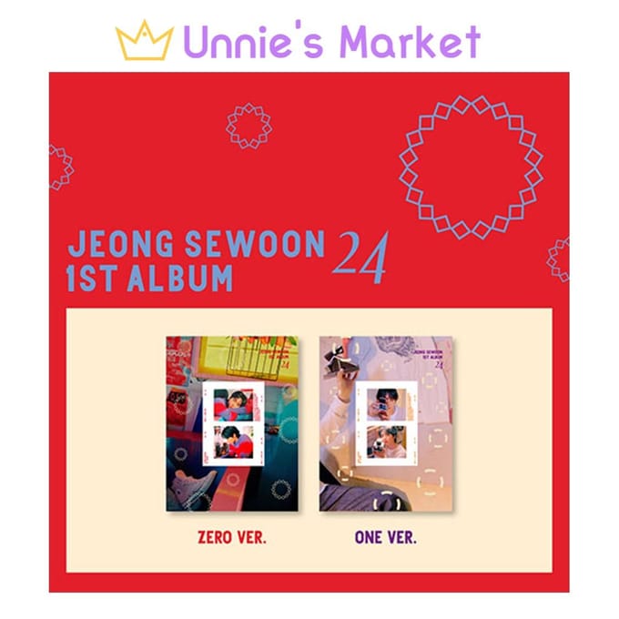 Jeong Sewoon 1er album [24 Part.2] Random Ver,No poster white