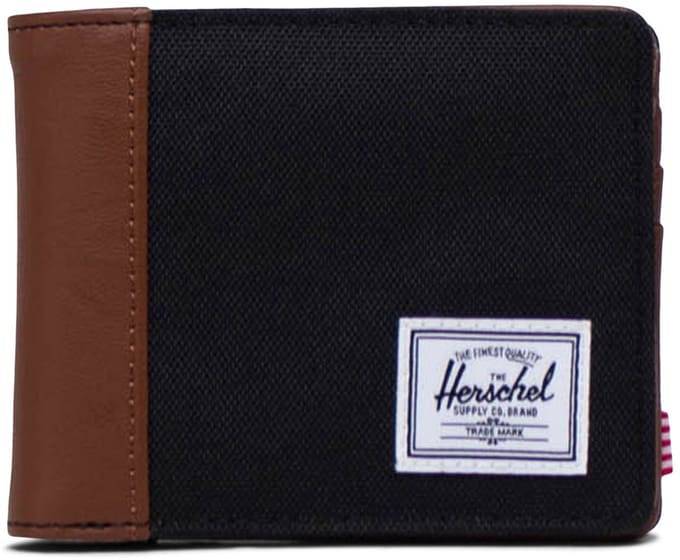 Herschel kaarthoes Hank RFID Wallet Black / Tan zwart
