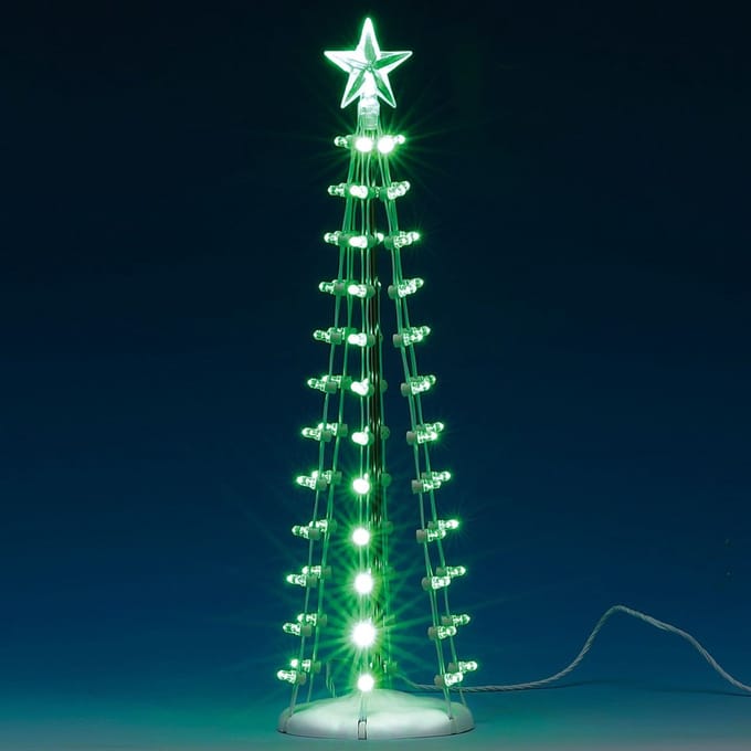 Lemax - Lighted Silhouette Tree (Green) -  B/o (4.5v)