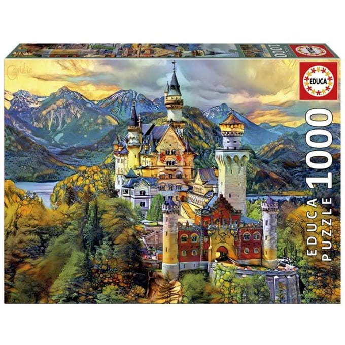 EDUCA - puzzel - 1000 stuks - NEUSCHWANSTEIN CASTLE