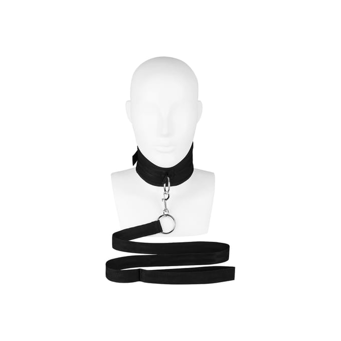 Brede halsband met riem