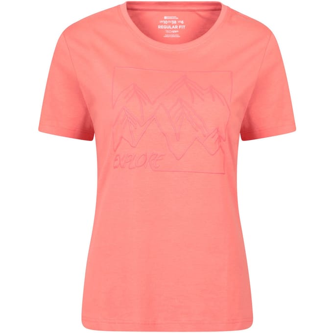 Mountain Warehouse Dames Wandelt-shirt (Roze)