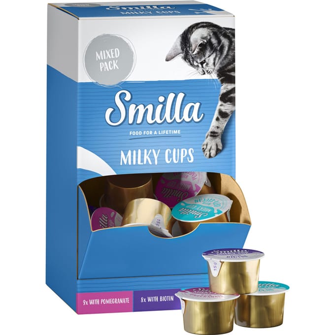 Smilla Milky Cups Mix pakket - 25 x 15 g