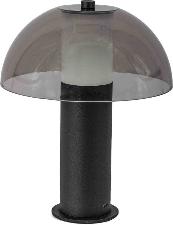 Bureaulamp ToadL LED op accu zwart