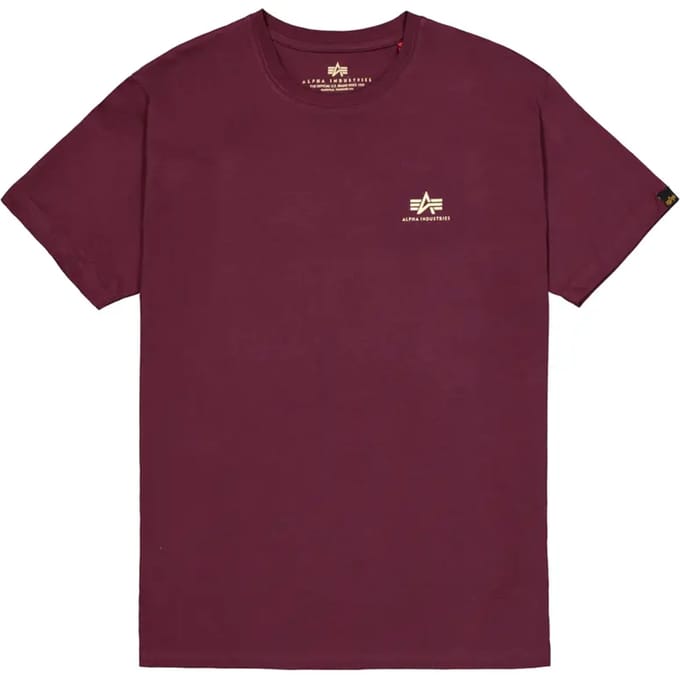 T-shirt met klein logo Alpha Industries Basic