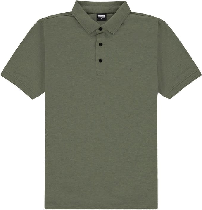 PL KEENE Polo Korte Mouw Army (2001050000 - 352)