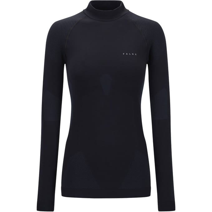 FALKE Warm Turtleneck sneldrogend functioneel functioneel shirt met lange mouwen dames zwart - maat S