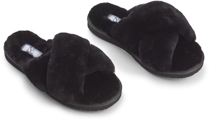 Sheepskin House - Slipper Cross - Schapenvacht - EVA buitenzool