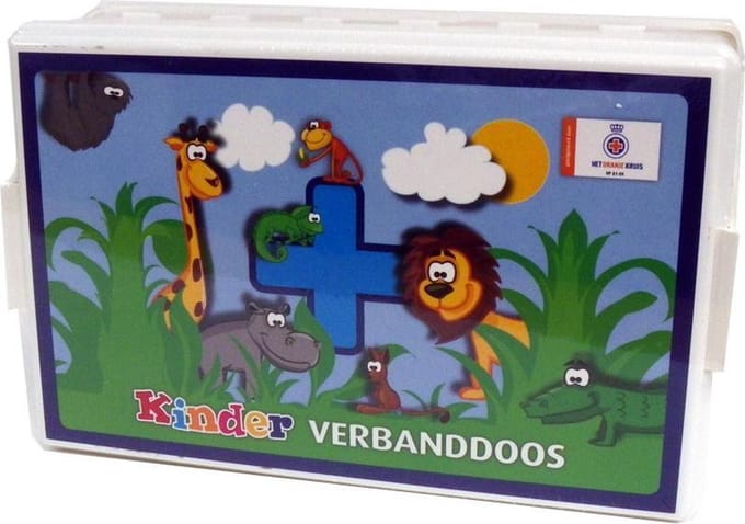 Kinder verbanddoos Jungle (Richtlijn Oranje Kruis 2011)