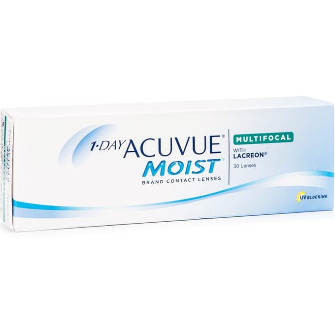 -1.00 - 1-DAY ACUVUE® MOIST MULTIFOCAL - Hoog - 30 pack - Daglenzen - BC 8.40 - Multifocale contactlenzen