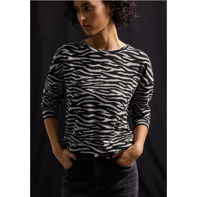 Zacht jacquard shirt