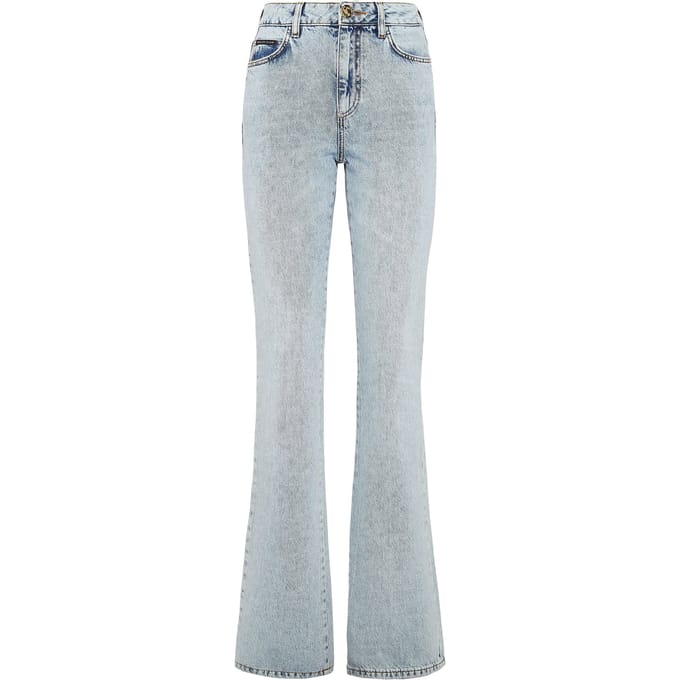 Jeans Flare Fit Skull