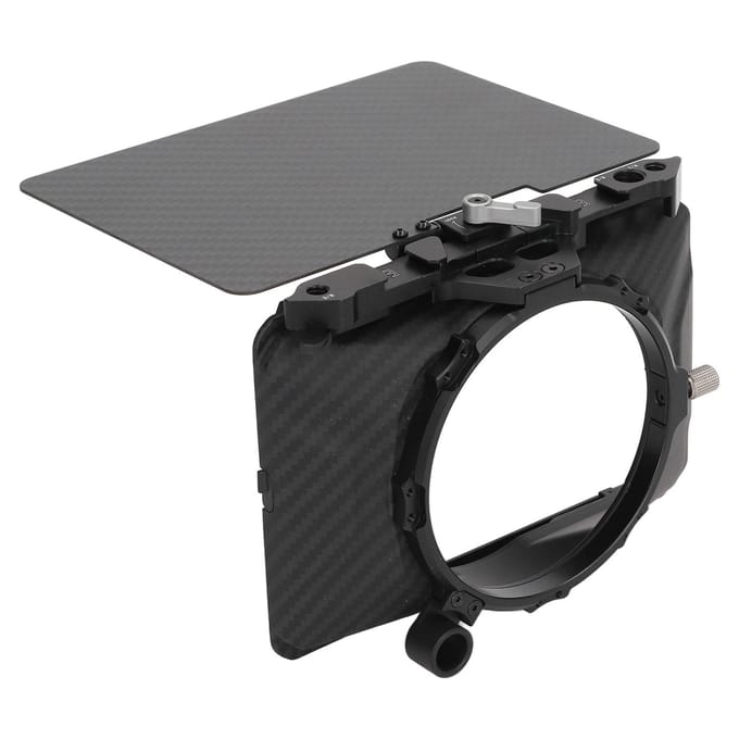 FOTGA Matte Box Koolstofvezel Mini Lichtgewicht Meerdere Interfaces Matte Box voor Camera Lens gray
