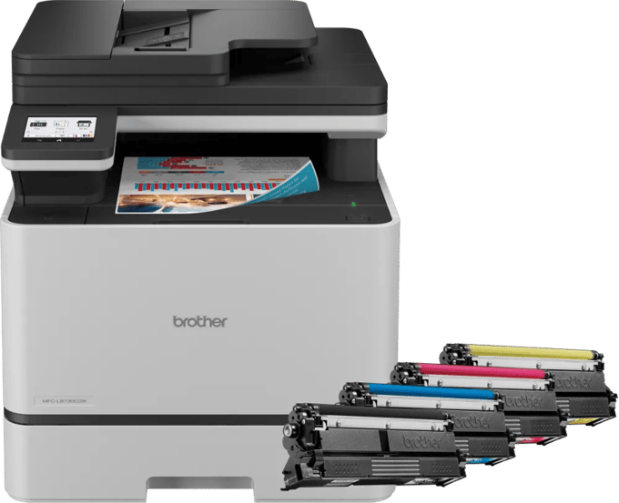 Brother MFC-L8730CDW + 1 set extra toners