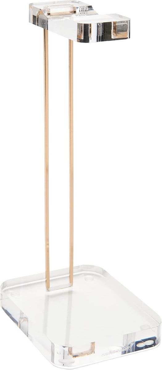 Acryl Hoofdtelefoon Stand met Gouden Hardware - Kantoor Accessoires