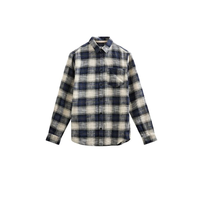 Gestreepte flanellen overshirt Anerkjendt Leif