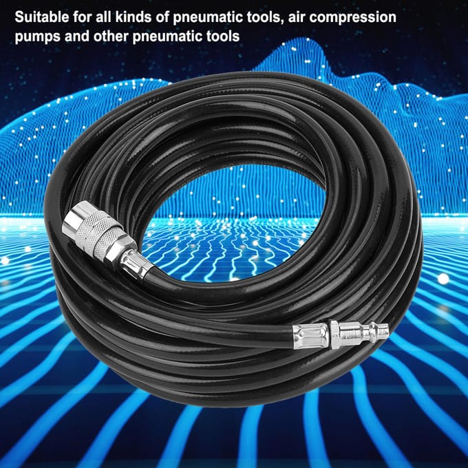 7,5 Meter PVC Pneumatische Luchtslang Accessoirekit met Amerikaanse Snelkoppeling