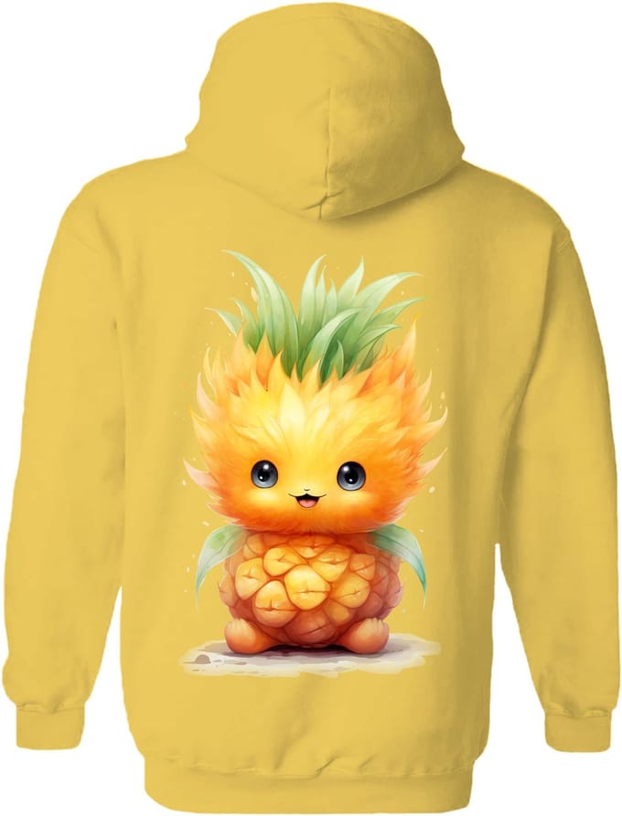 Ananas Standing Pineapple The Coloured House Hoodie M