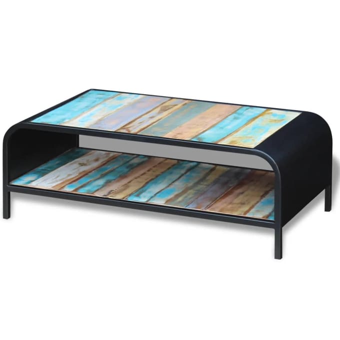 vidaXL - Salontafel - massief - gerecycled - hout