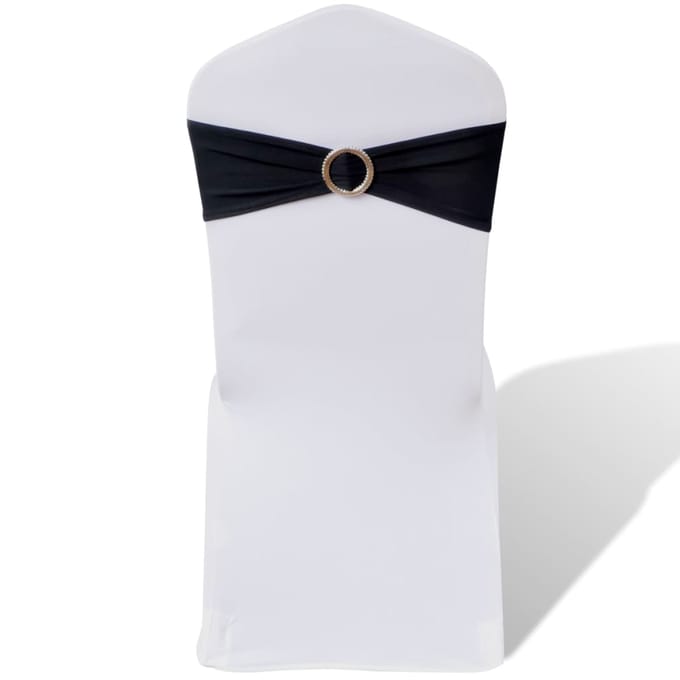 vidaXL - Decoratief - stoellint - met - een - diamant - 25 - stuks - (zwart)