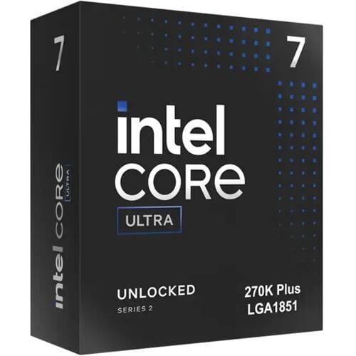 Intel Core Ultra 7 270K Plus Arrow Lake-S Refresh CPU - 24 kernen - 3.9 GHz - Intel LGA1851 - Intel Boxed (zonder koeler)