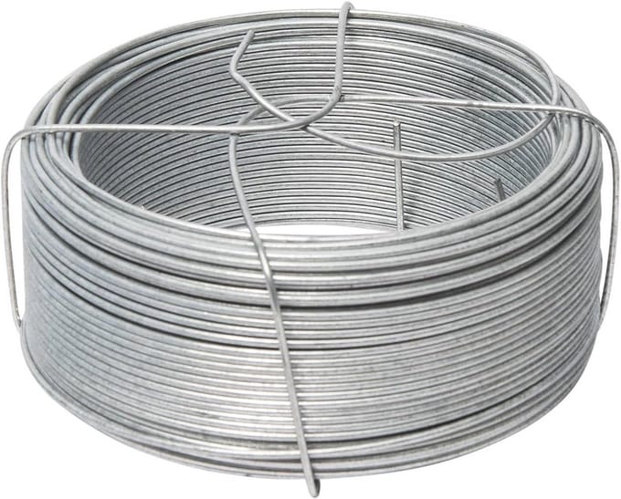 Gegalvaniseerde ijzerdraad 1,1 mm - 50 meter spoel met houder
