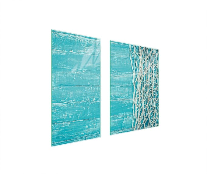 TMK ArtDeko Serie - Snijplank - Turkus - 75x52 cm - Glas