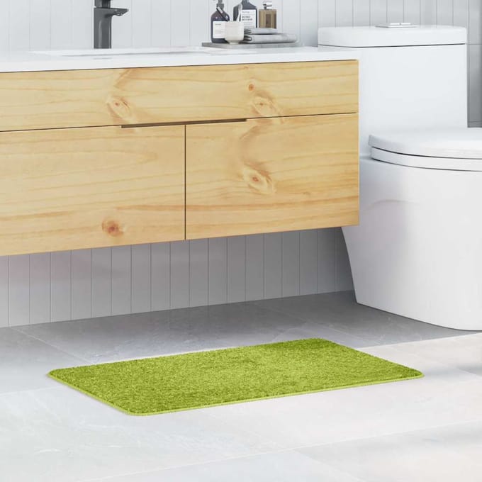 vidaXL - Antislip - Badmat - Groen - 50 - x - 80 - cm - PP