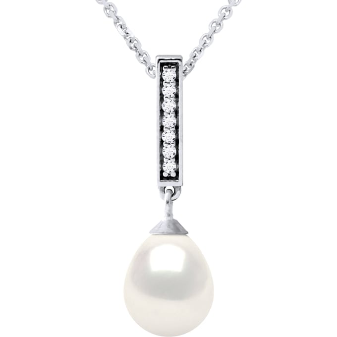 Ketting Water Pearl Rank Sweet White 5-6mm Sluiting 925