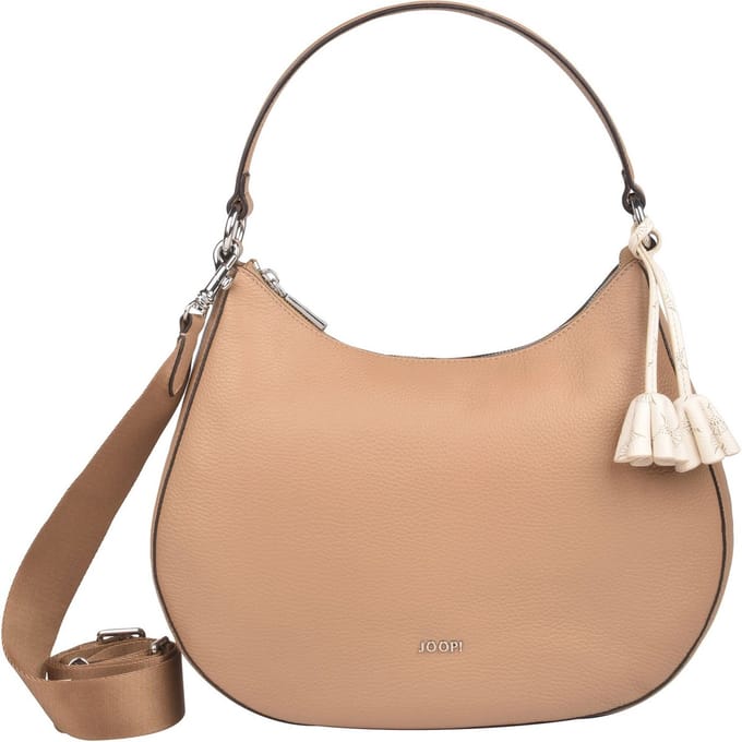 JOOP! Schoudertas Chiara 2.0 Aja Hobo Cappuccino Lichtbruin