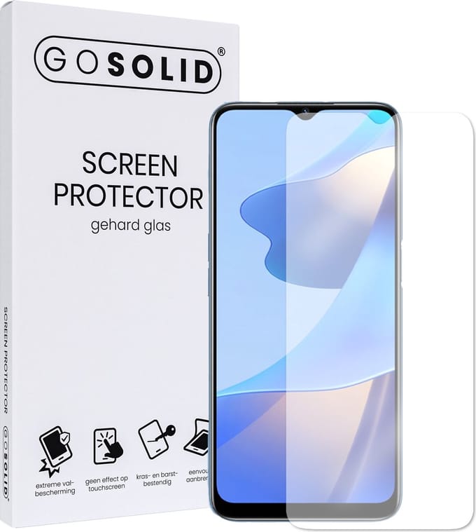 GO SOLID! ® Screenprotector geschikt voor Oppo A16