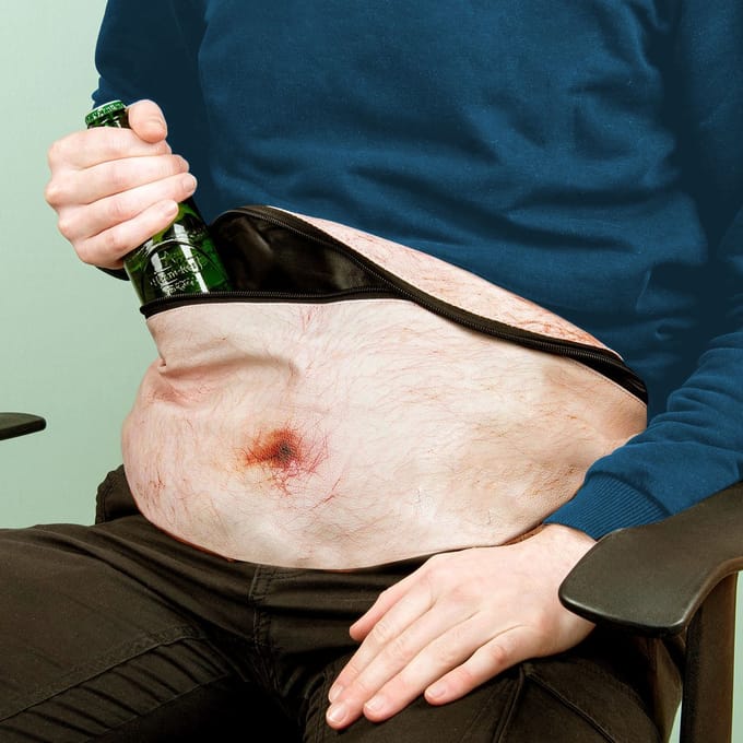 Ditverzinjeniet.nl Bierbuik Heuptasje