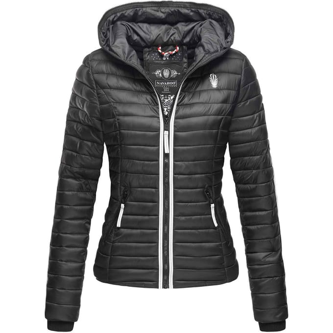 Navahoo Dames Gewatteerde Jas Kimuk Princess – Licht, Modern & Met Capuchon