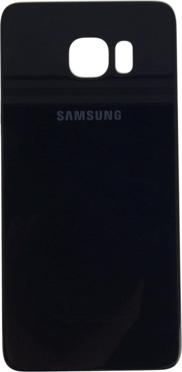 Back Cover Geschikt voor Samsung Galaxy S6 Edge – Zwart Glas