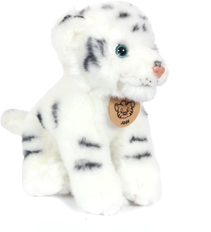 PIA Soft Toys - Tijger (Jose) - wit - 20 cm