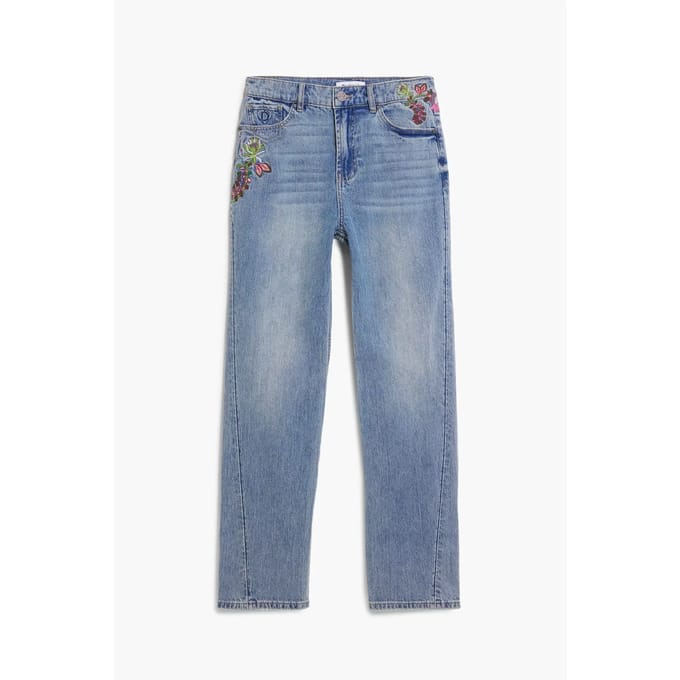 Straight Jeans Desigual FLORA