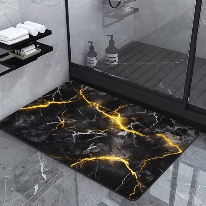 Grote antislip badmat 140 x 200 cm - Sneldrogend en absorberend voor badkamer en douche