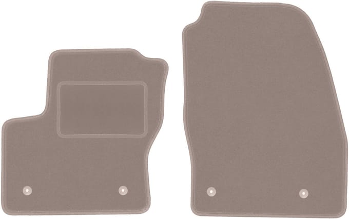 Beige voormatten voor: Ford C-MAX MK2 minivan (2015-2019)