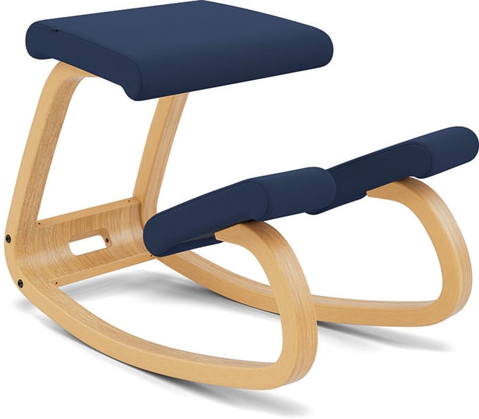 Varier Stokke Variable balans kniestoel Blauw/Lichtbruin Tonal