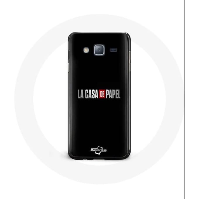 Coque - La casa de papel - Samsung Galaxy J3 2016 Plus - Souple - Noir - Protection