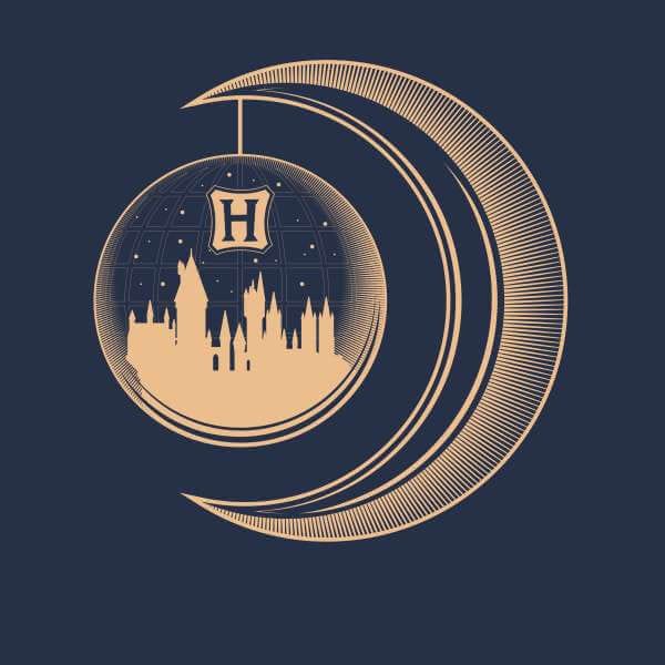 Harry Potter Globe Moon t-shirt - Navy - M
