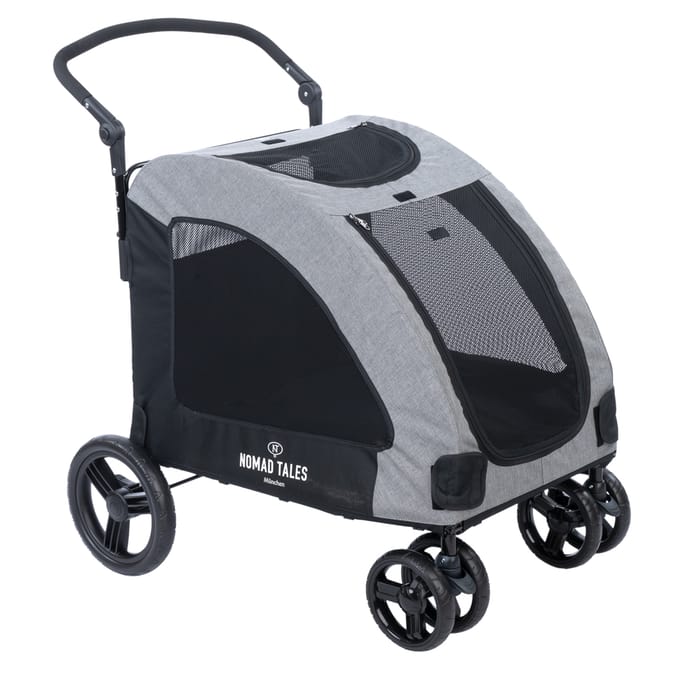 Nomad Tales Spirit kinderwagen, steen 95x82x120cm hond