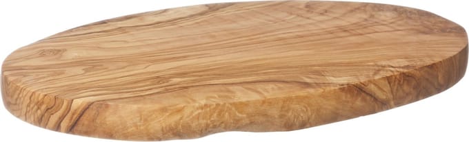 Cosy & Trendy Plank - Olijfhout - Ovaal - Ø 25cm