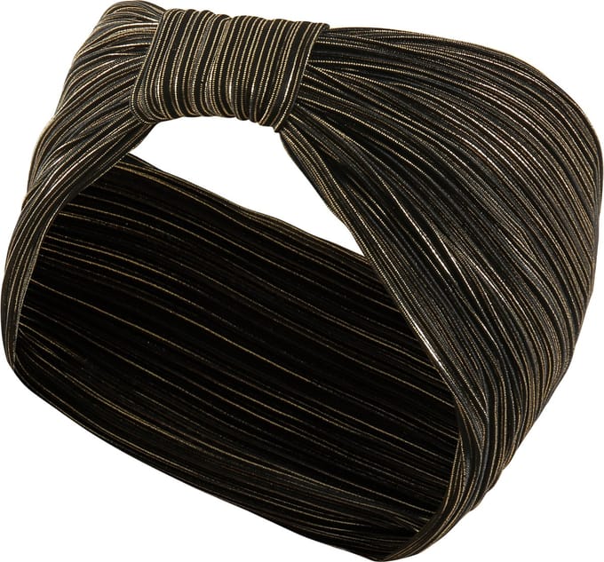 Emilie collection - haarband - goud - zwart