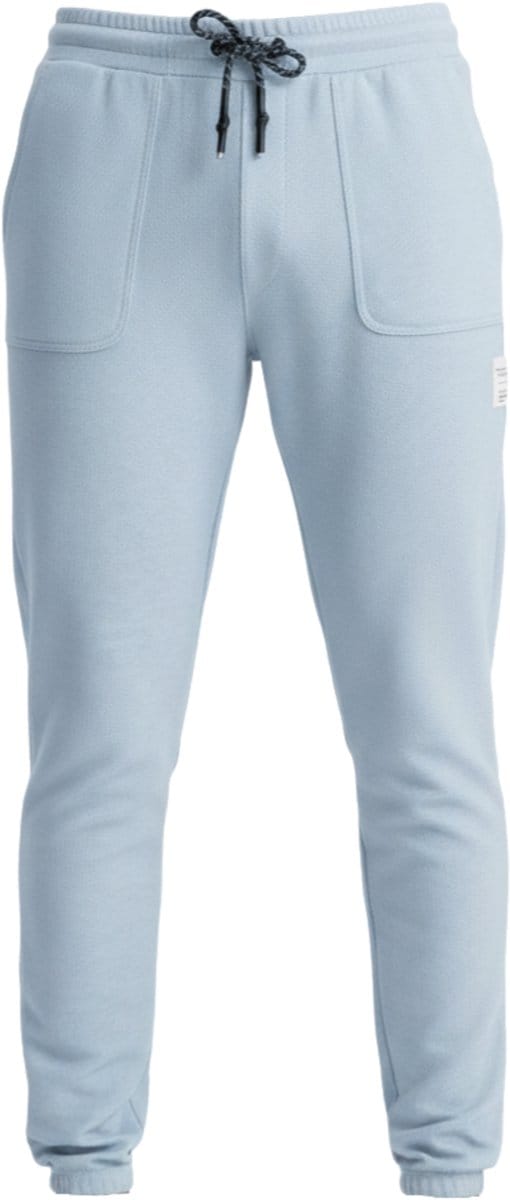 OMBRE Broek - Regular Fit - Gemeleerd - Joggingbroek Lichtblauw XL