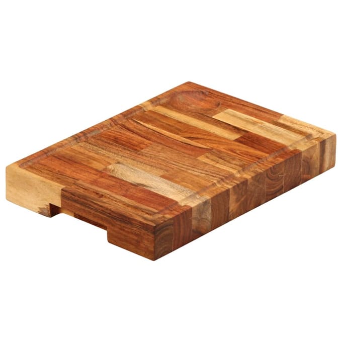 vidaXL - Hakblok - 30x21x4 - cm - massief - acaciahout