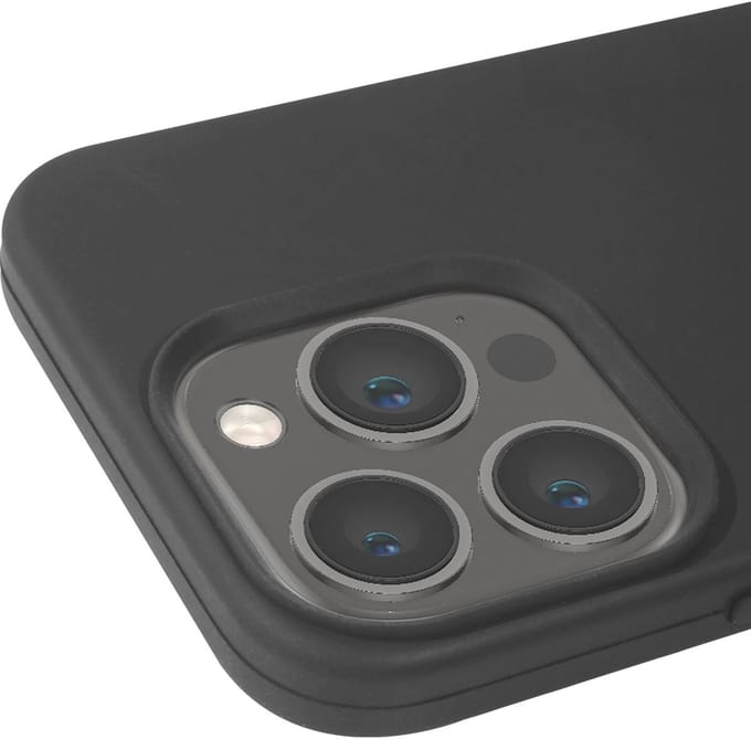 Jaym, Hoesje geschikt voor iPhone 14 Pro Max - Soft Feeling, Zwart