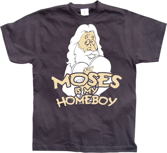 Hybris Moses Is My Homeboy T-shirt SH-1-10913-Poly