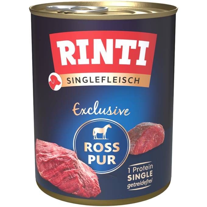 RINTI Singlefleisch 6 x 800 g  - Paard puur