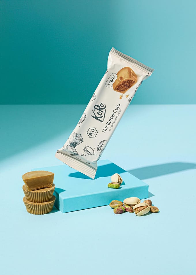 Bio nut butter cups blonde salted pistachio 3 x 13 g